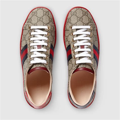 gucci new ace gg supreme low top sneaker|gg tennis new ace sneakers.